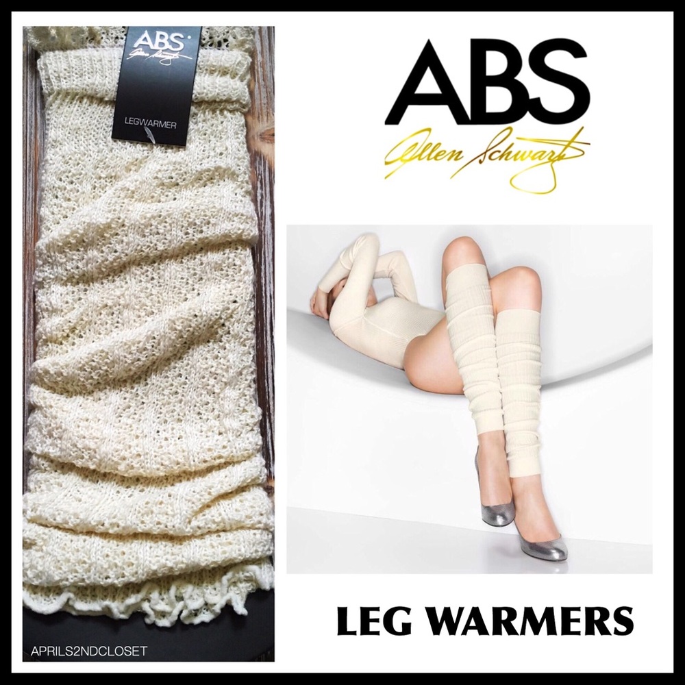 ABS LEG WARMERS TALL BOHO CROCHET BOOT COVERS - Picture 2 of 8